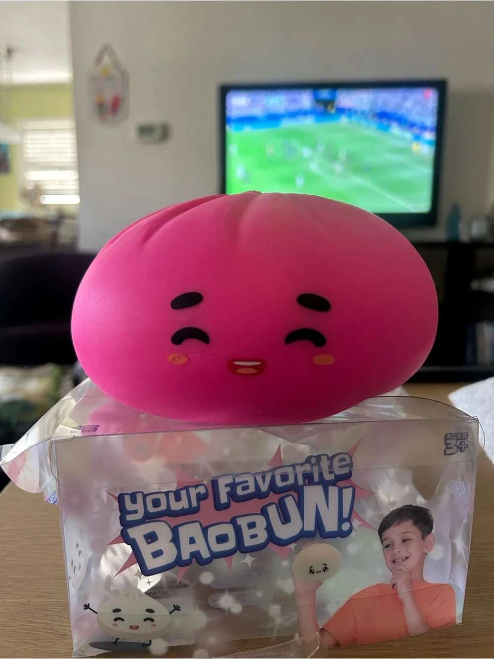 Your Favorite Baobun Pink Squeeze Toy